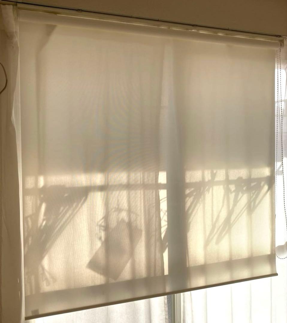 【定価約45,000円】タチカワ 洗えるロールスクリーン 3本セット 取付金具付