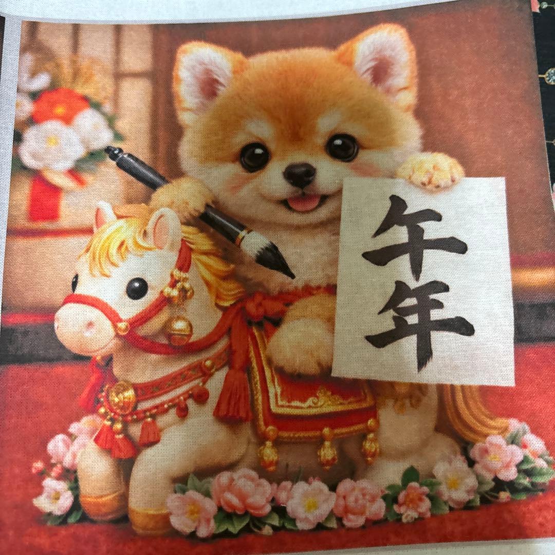 ハンドメイド　ハンカチ、ポーチ　見本