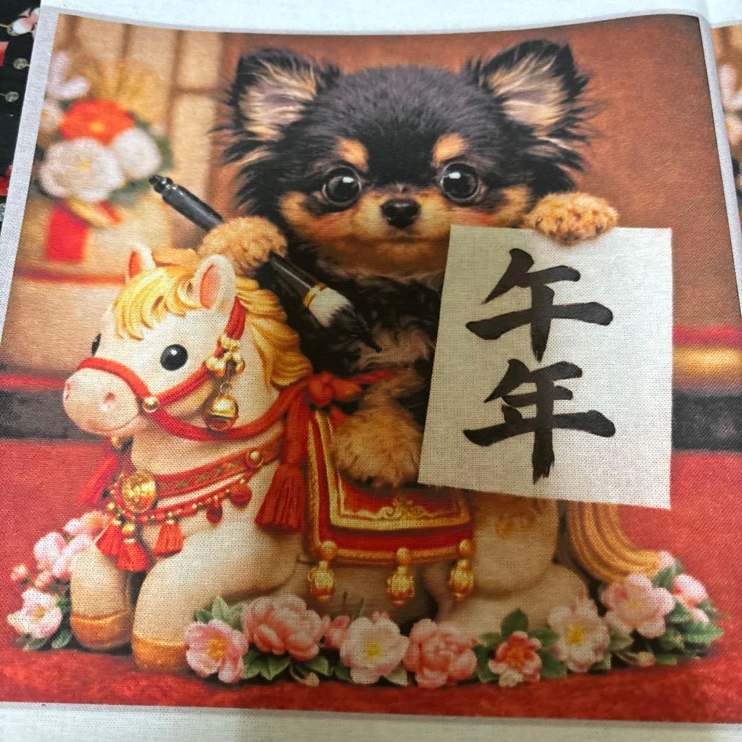 ハンドメイド　ハンカチ、ポーチ　見本