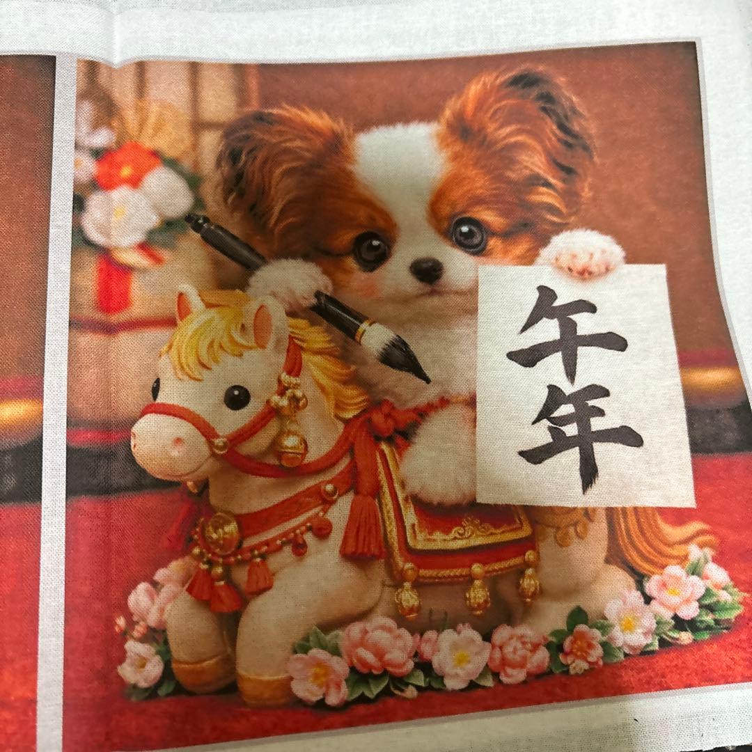 ハンドメイド　ハンカチ、ポーチ　見本