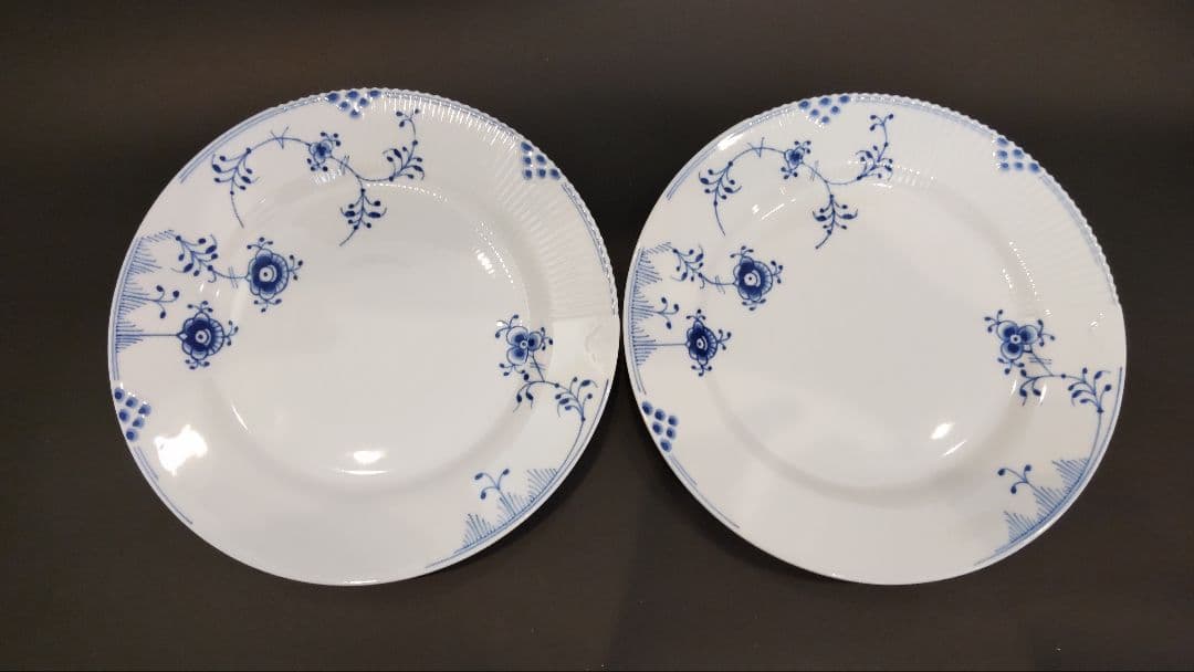 【新品】ロイヤルコペンハーゲン　ブルーエレメンツ　プレート22cm　２枚