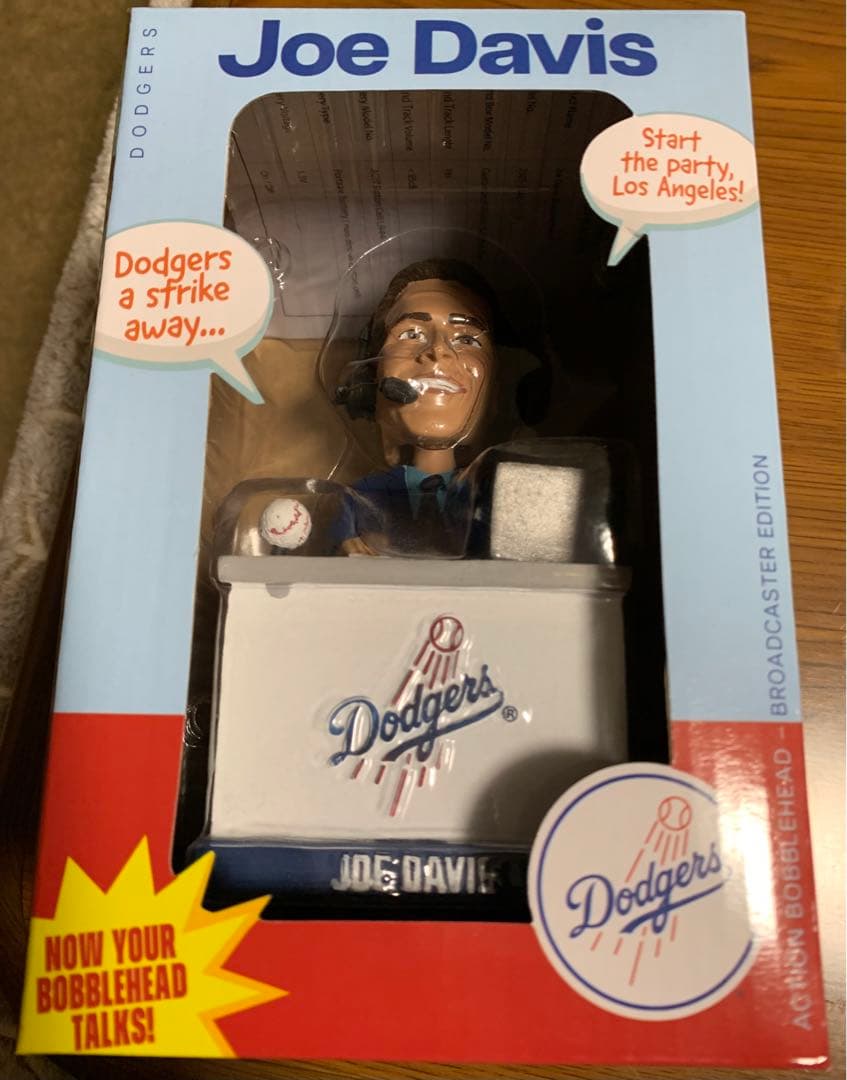 ロサンゼルス・ドジャース ジョー・デイビス ボブルヘッド　新品