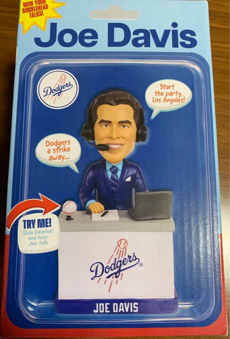 ロサンゼルス・ドジャース ジョー・デイビス ボブルヘッド　新品