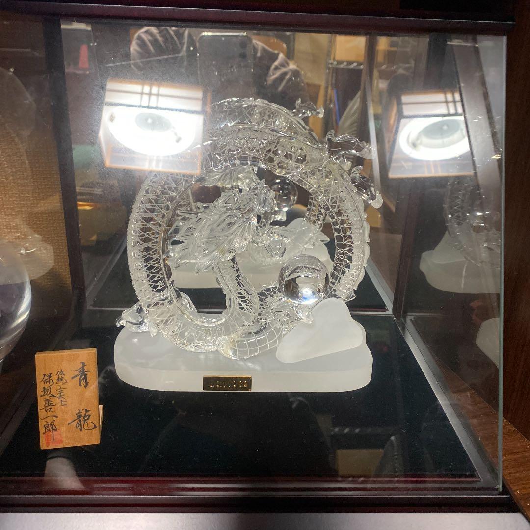 風水　青龍　水晶、ブルーダイヤ