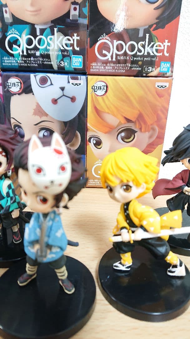 7個セット 鬼滅の刃 フィギュアQposket 7個セット 義勇 ジャンプ 煉獄