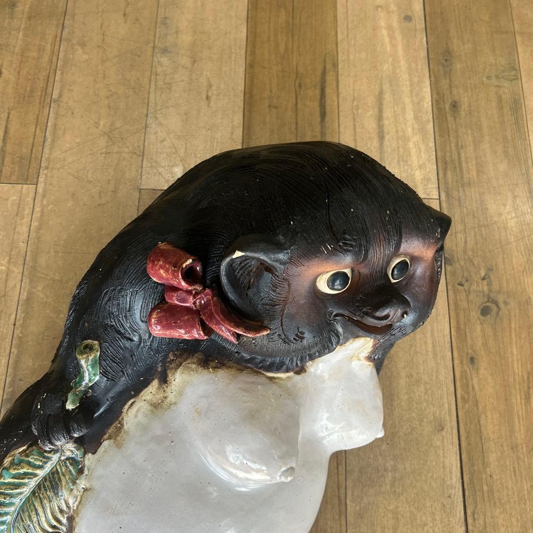 レア　骨董品　狸　タヌキ　たぬき　オブジェ　陶器　貴重