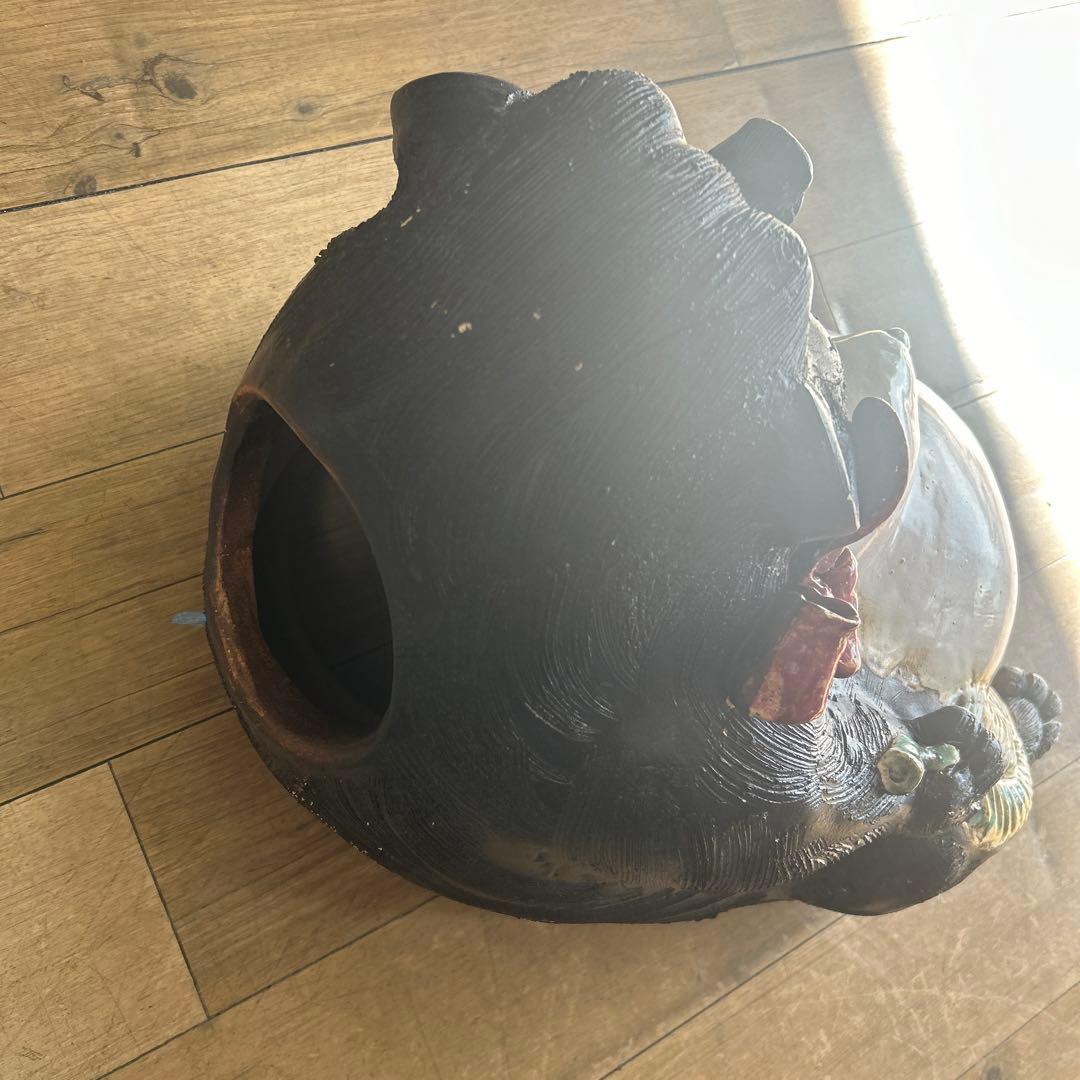 レア　骨董品　狸　タヌキ　たぬき　オブジェ　陶器　貴重