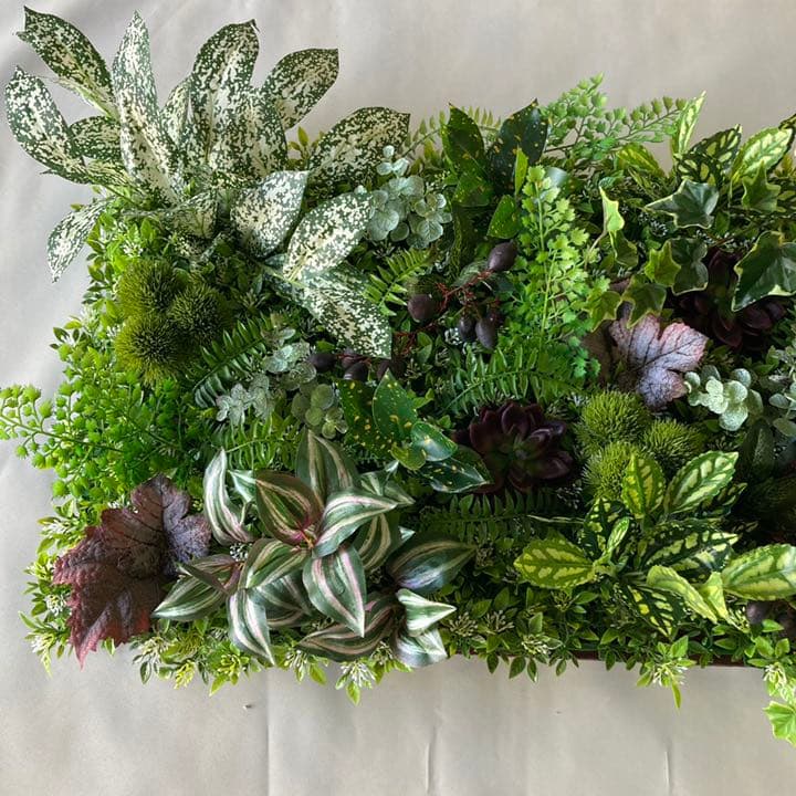 光触媒　人工観葉植物　抗菌消臭　ウォールグリーン