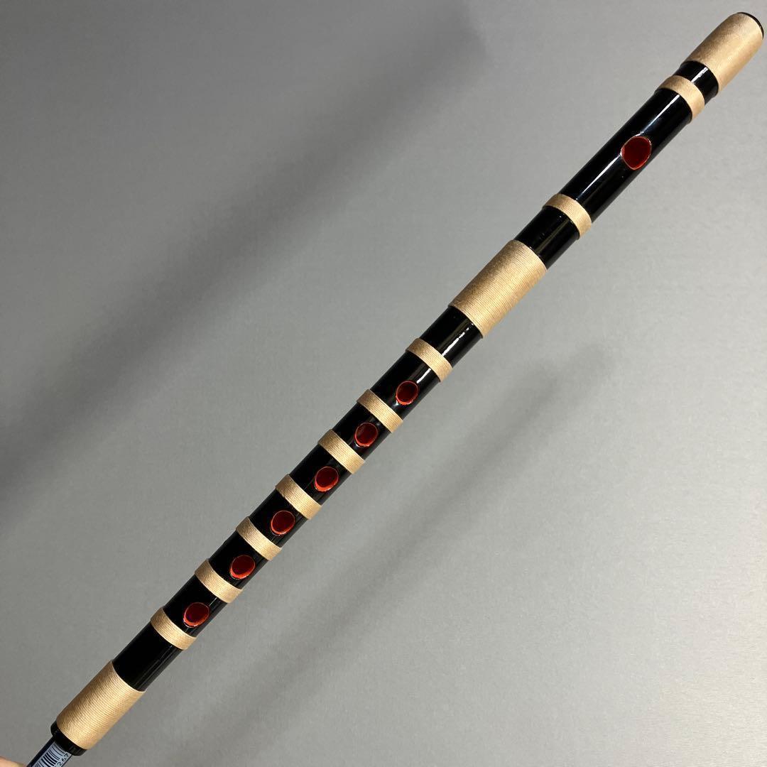 【石見神楽笛】総巻 古典調篠笛・囃子笛｜神楽団採用調律｜竹製 和楽器 K95