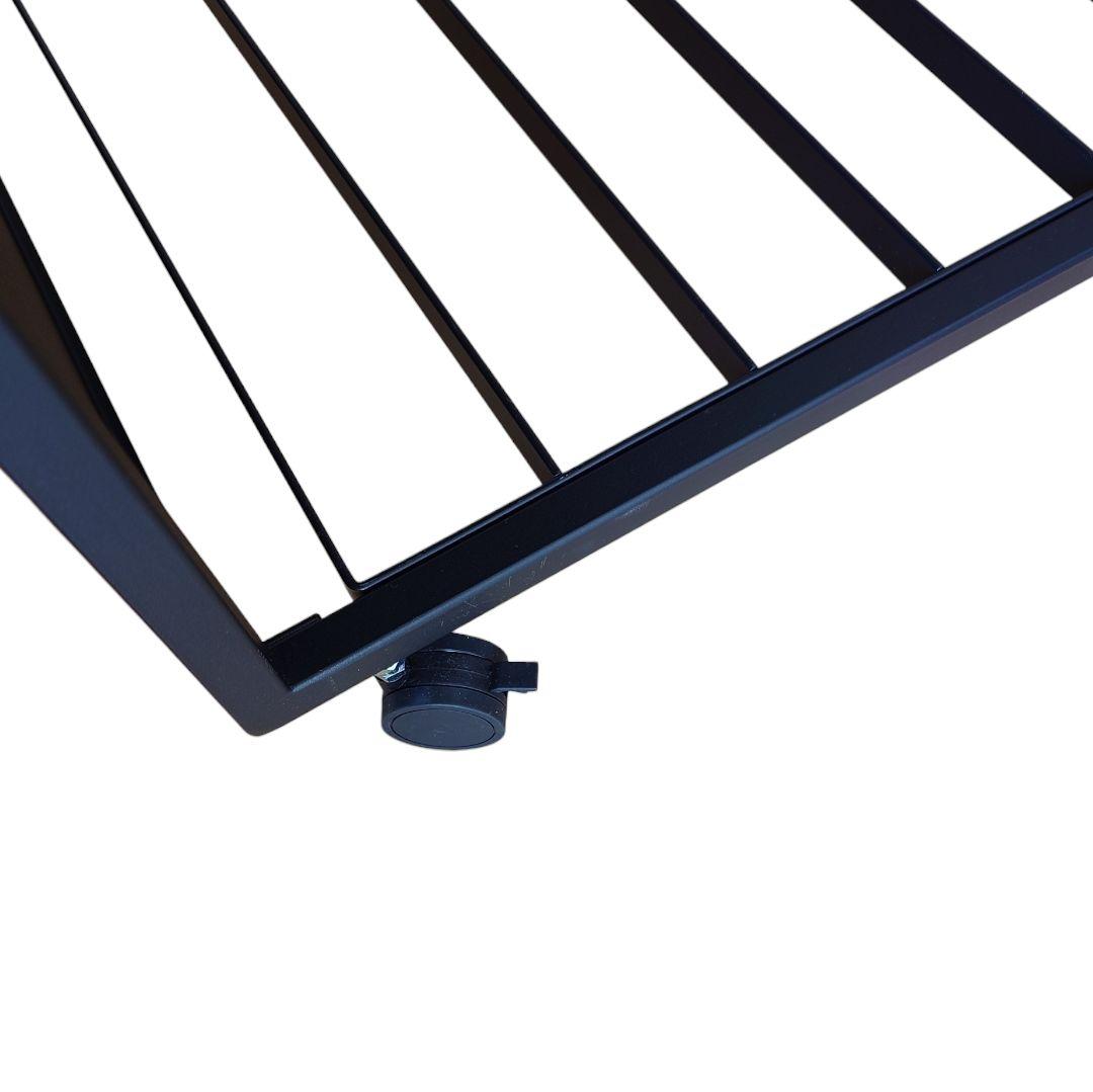 ダストワゴン 45L 3分別 ブラック(蓋付き)