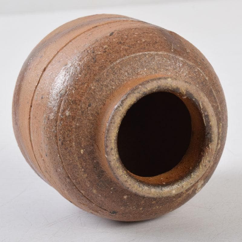 茶道具 備前焼 森宝山造 火襷 茶入 仕覆付 共箱 V 8595 - メルカリ