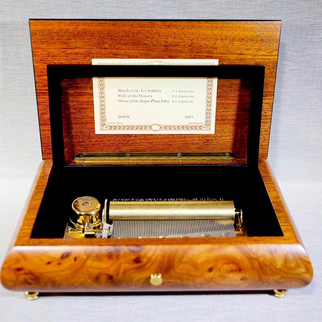 リュージュ 高級オルゴール ７２弁 チャイコフスキー ３曲