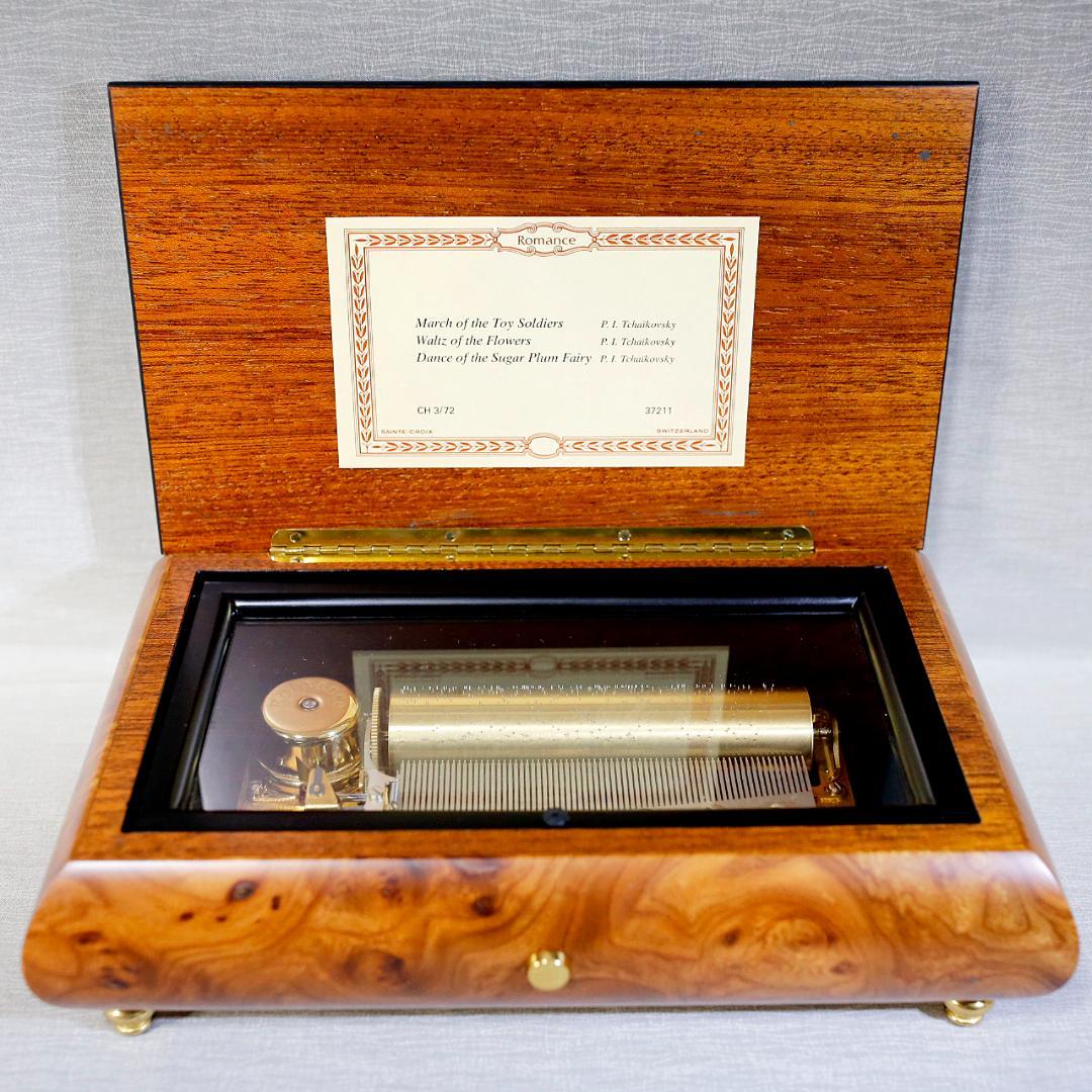 リュージュ 高級オルゴール ７２弁 チャイコフスキー ３曲