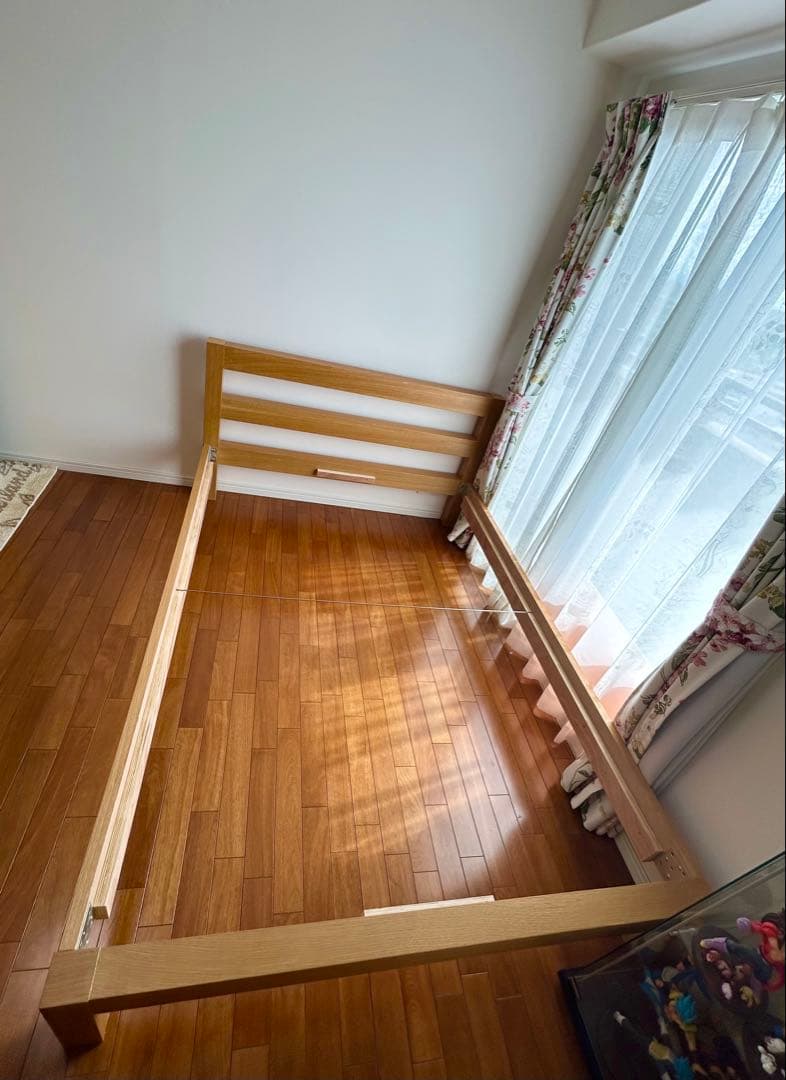 木製すのこベッド ダブルサイズ　ダブルベットフレーム