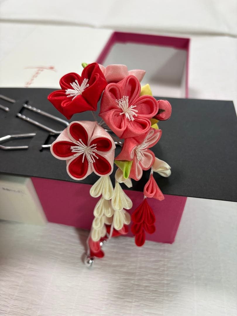 おはりばこ 髪飾り 華梅かんざし 七五三 日本髪