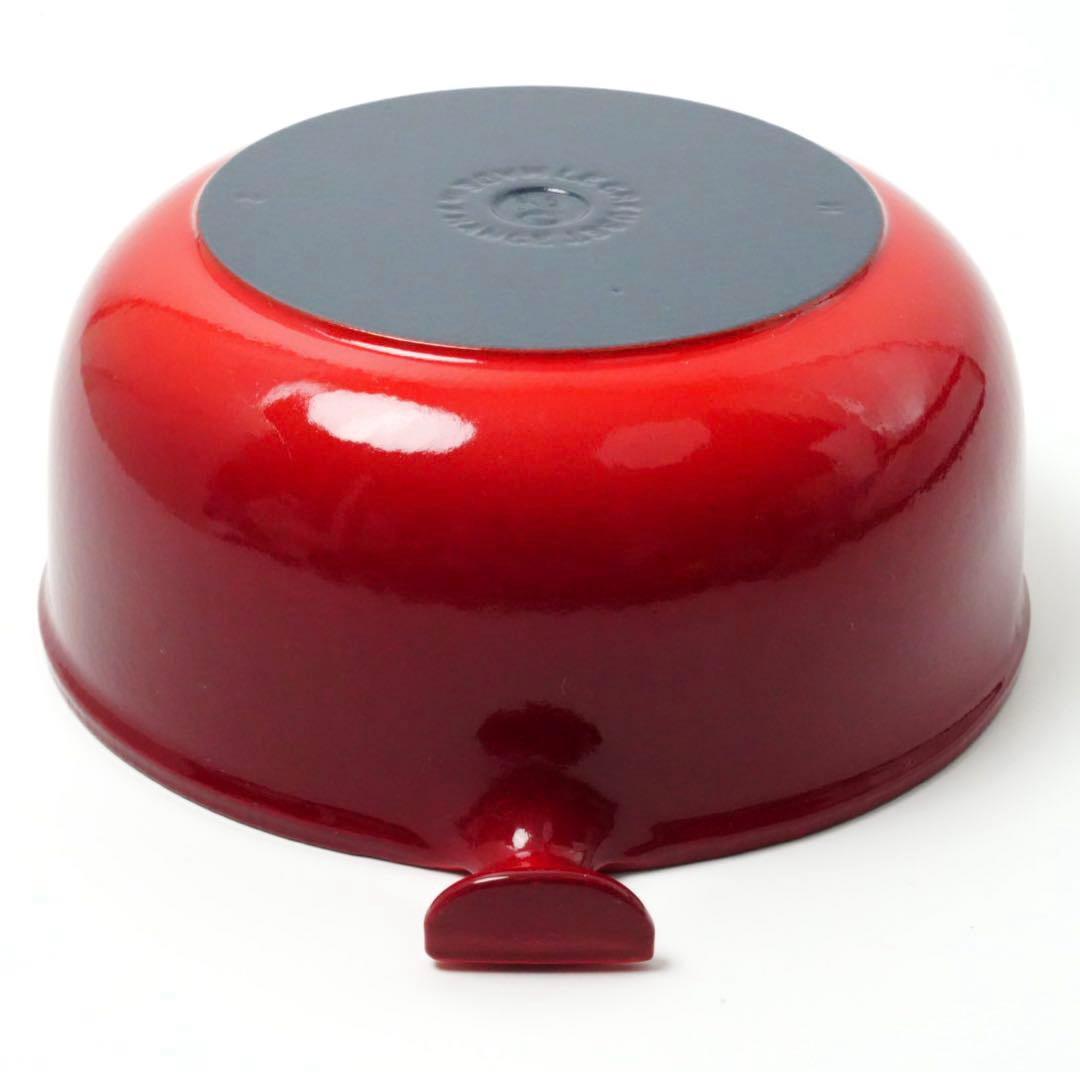 LE CREUSET　ココット ロンド チェリーレッド　20cm ママシリーズ