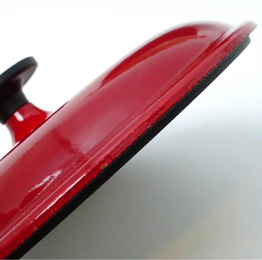 LE CREUSET　ココット ロンド チェリーレッド　20cm ママシリーズ
