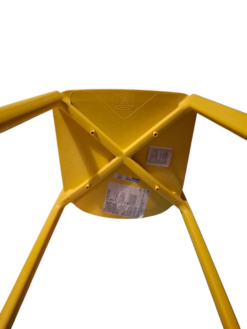 IKEA ダイニングチェア 2脚セット スタッキングチェア ヤニンゲ