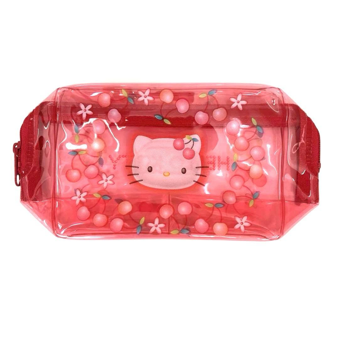 当時物　平成レトロ　サンリオ　ハローキティ　ビニールポーチ　さくらんぼ