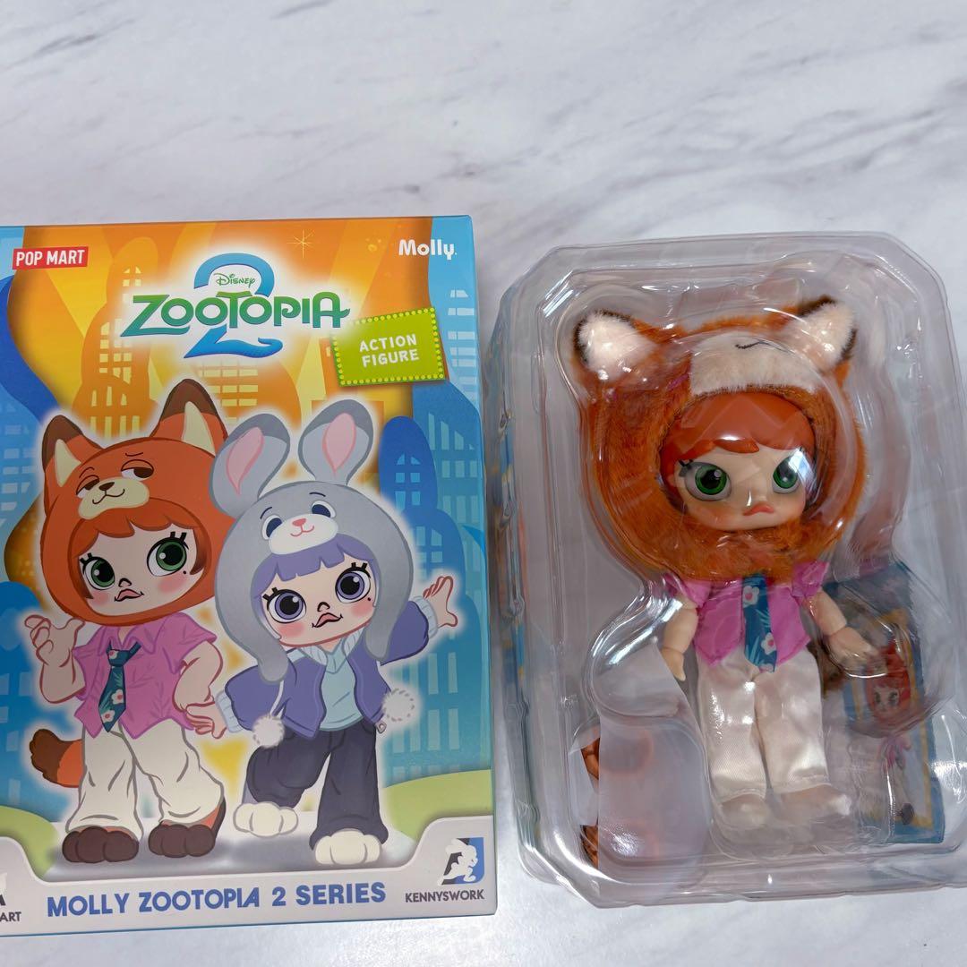 POP MART Molly Zootopia 2 アクションフィギュア ニック - メルカリ