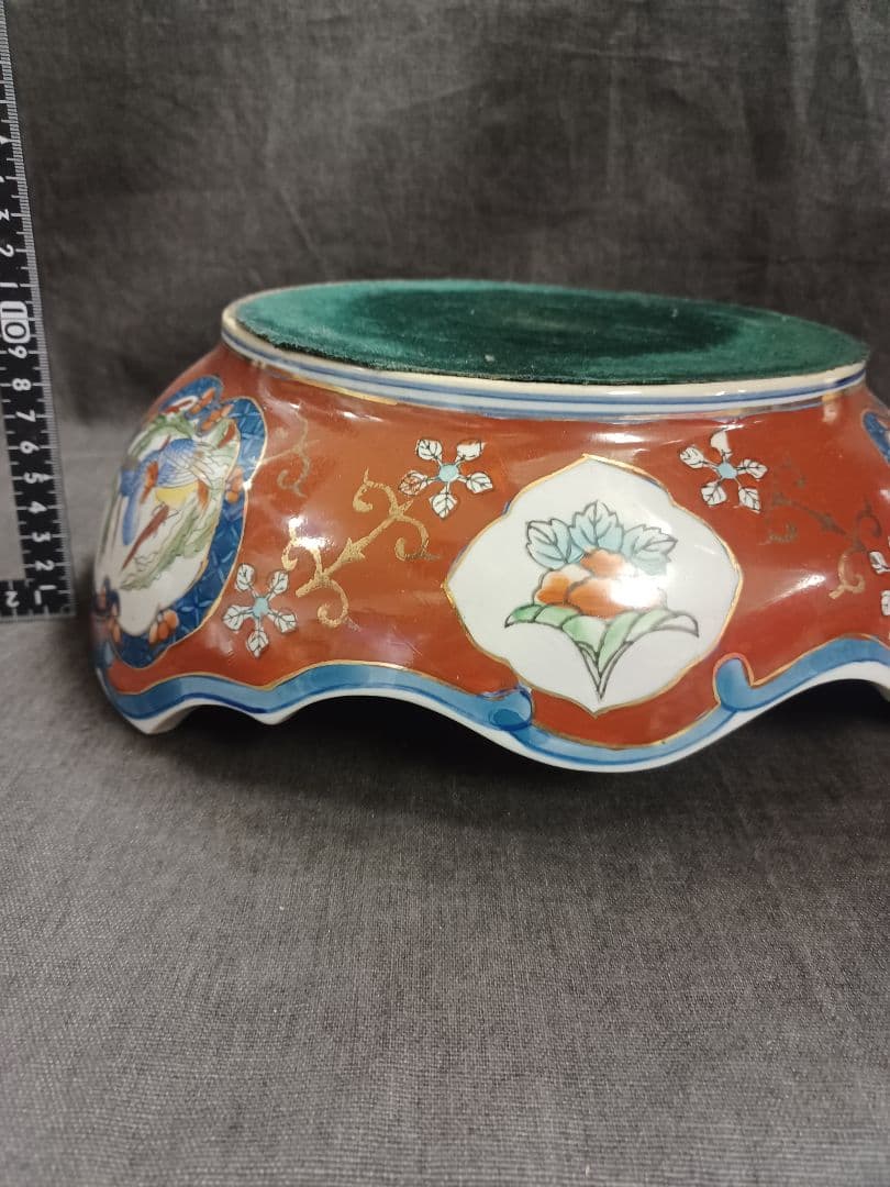 古許窯 菊水作 花鳥図 大花瓶 高70cm 大壺 有田焼 伊万里焼 花器 飾り