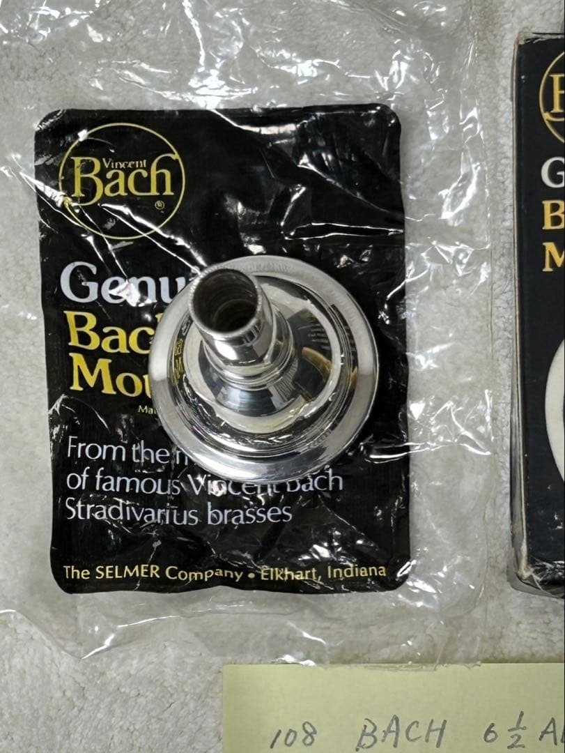 BACH CORP. 6 1/2 ALマウスピース細管（管理番号108）