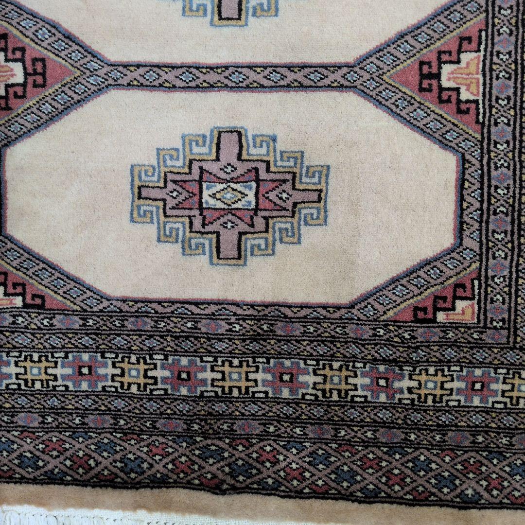 138x208cmパキスタン手織りじゅうたん(100)ペルシャ・ギャッベ・毛