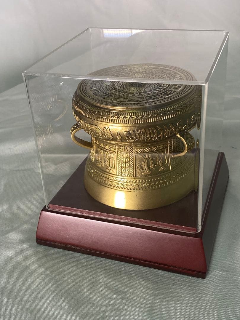 2521❣️ベトナム ドンソンドラム 銅鼓 オブジェ