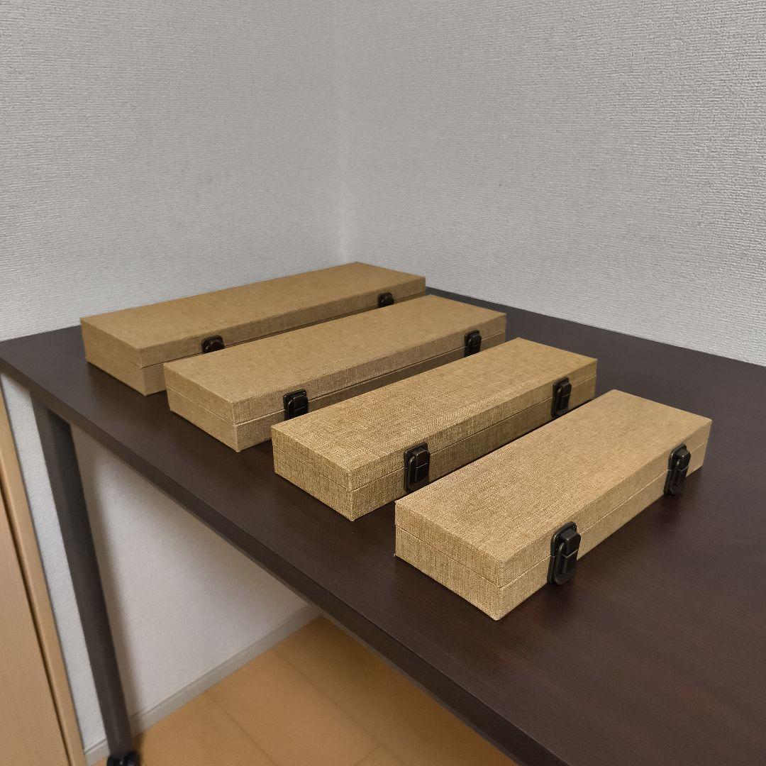 印箱 篆刻入れ ハンコケース 印鑑ケース 4個セット