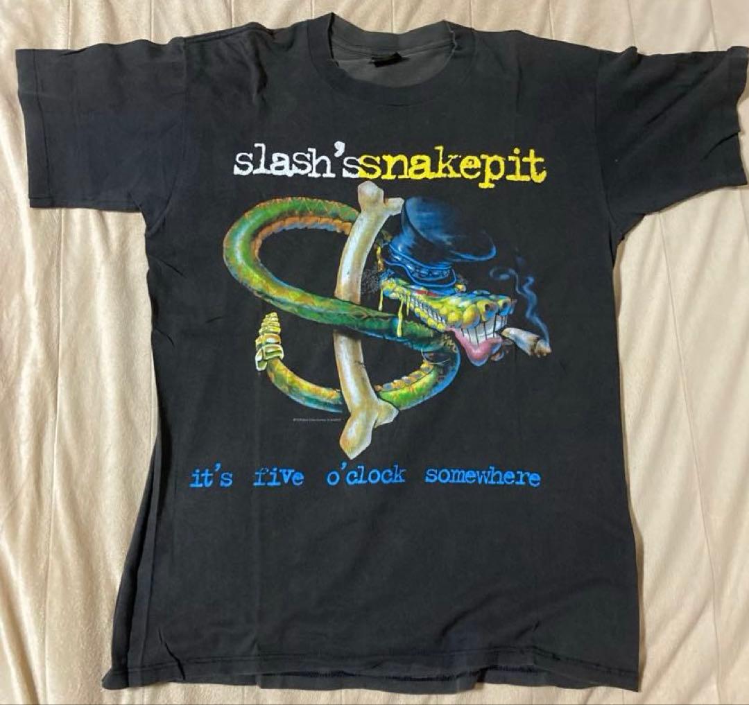 希少 slash's snakepit バンドTシャツ USA製 BROCKUM - メルカリ