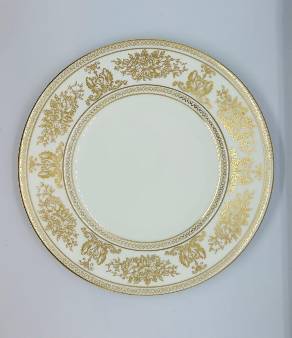 希少・新品未使用 ウェッジウッド コロンビア ゴールド プレート5枚セット