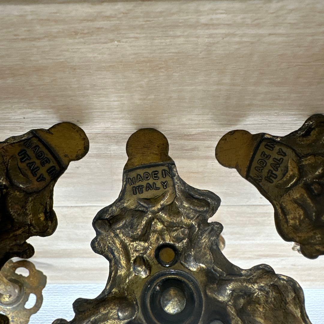 イタリア製☆キャンドルスタンド☆燭台 真鍮