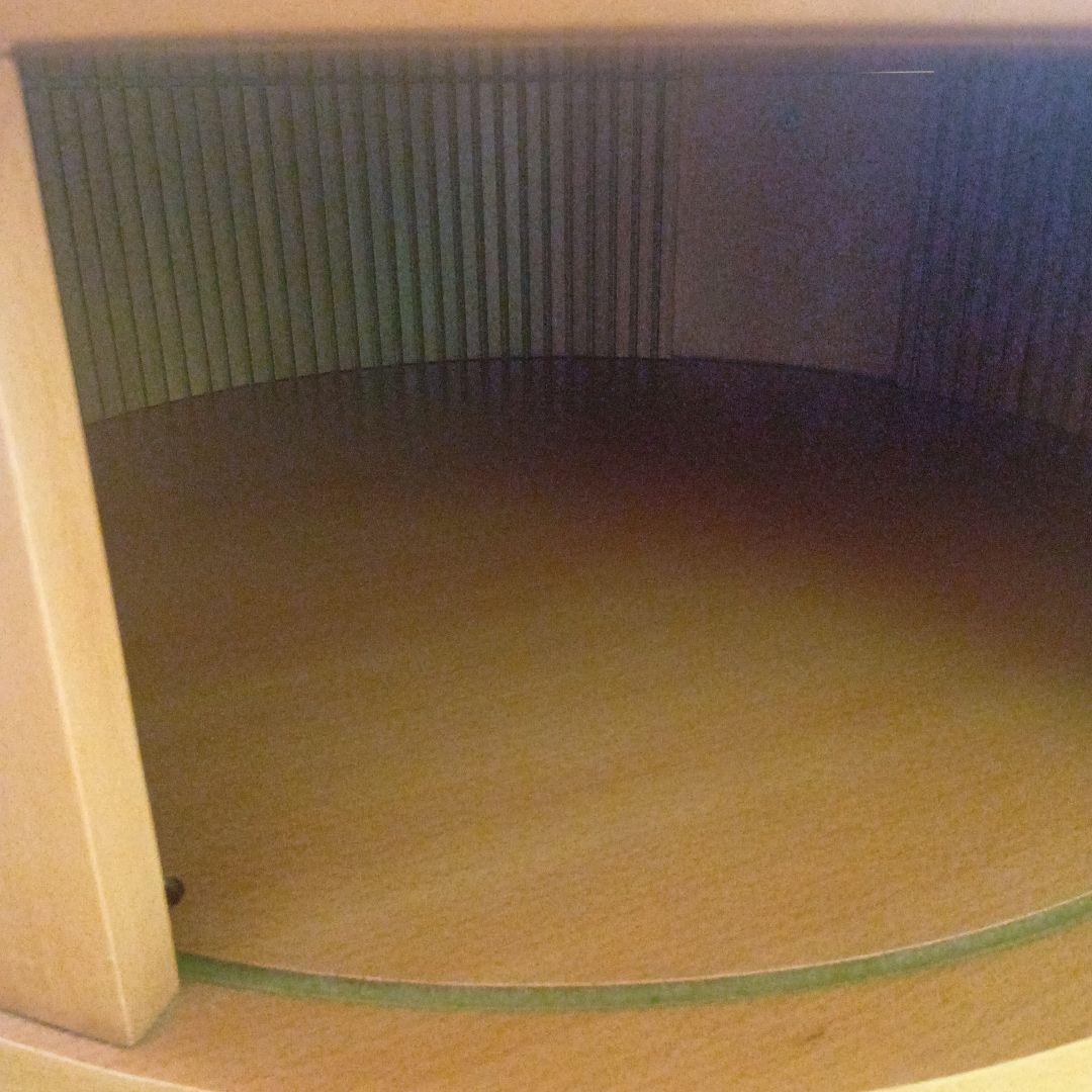 再値下げ★円形木製センターテーブル