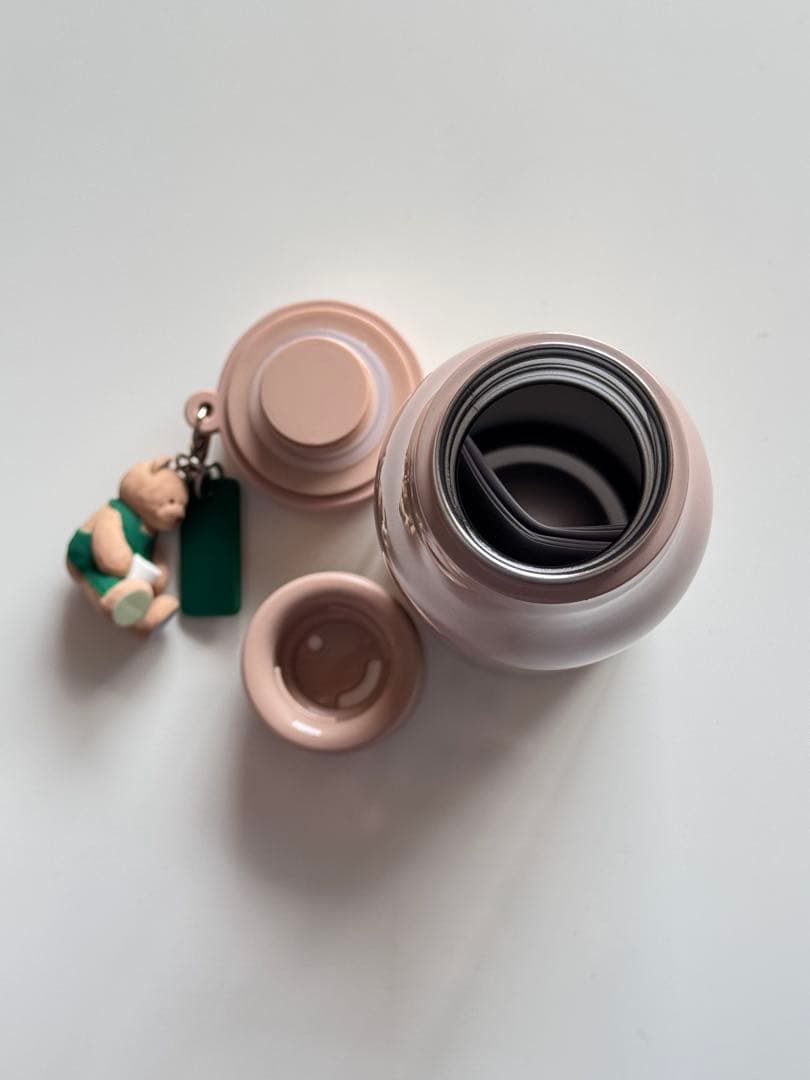 スターバックス　ステンレスボトル　ジェラートピケコラボ　モカベージュ　473ml