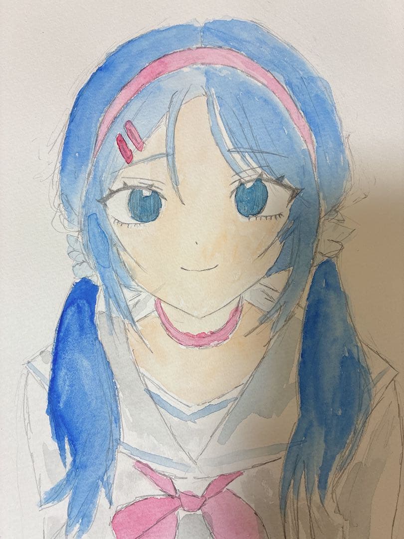 私が書いた水彩画♥