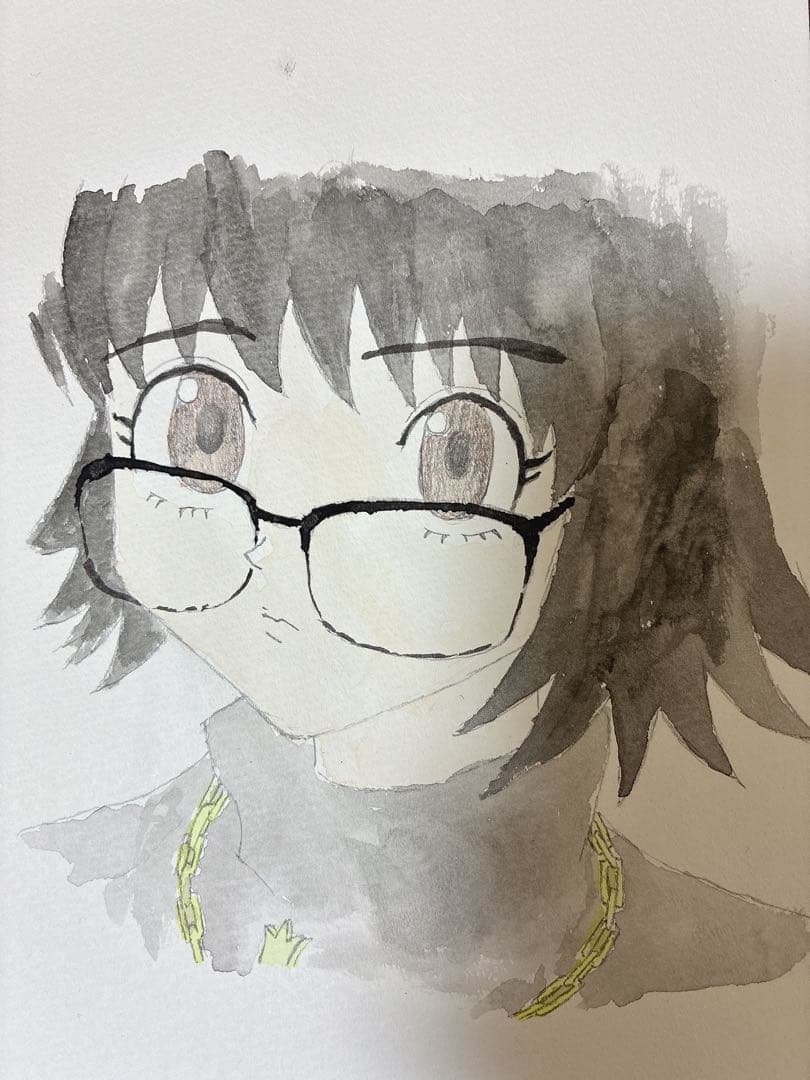 私が書いた水彩画♥