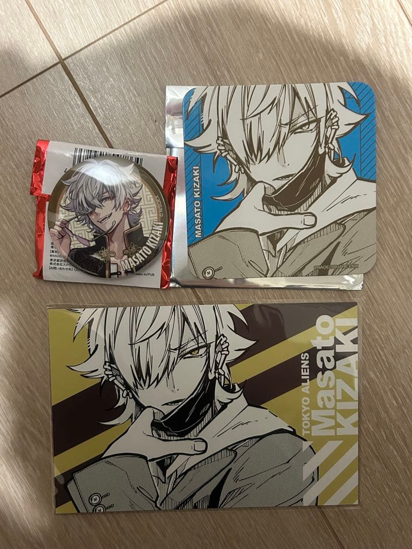 東京エイリアンズ ハオハオカフェ チャイナ 缶バッジ 鬼崎 コースター