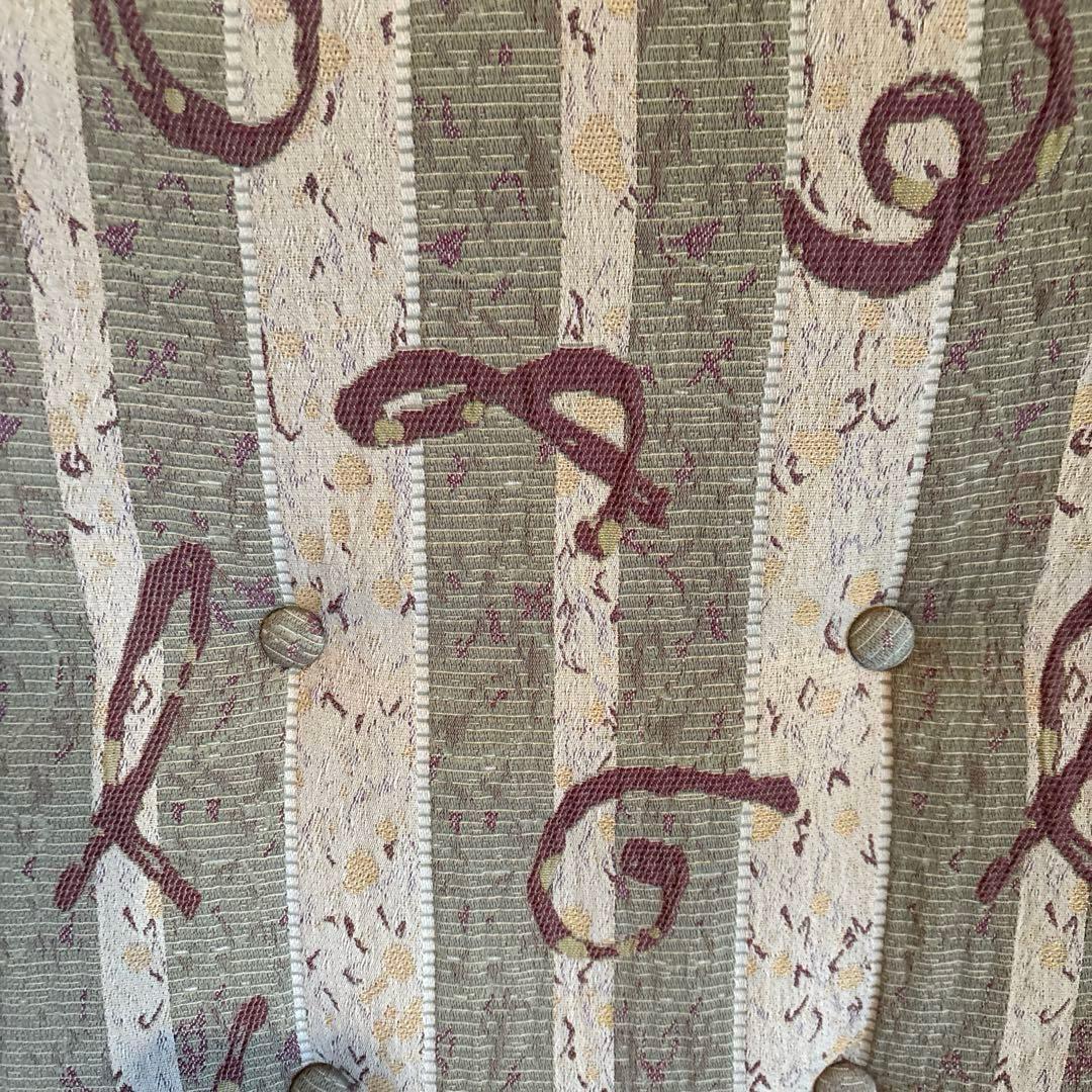 【モフ♡】木製ストライプ模様ロッキングチェア