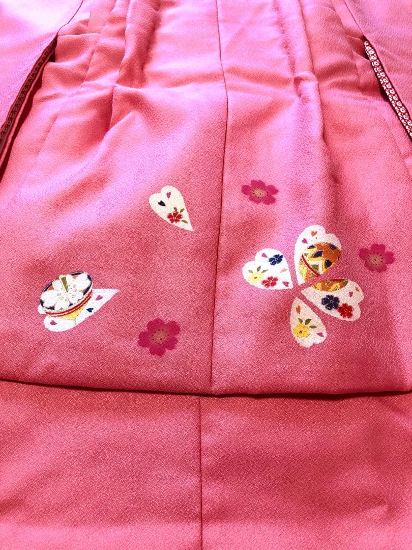 七五三3歳~5歳 無地ピンク 着物