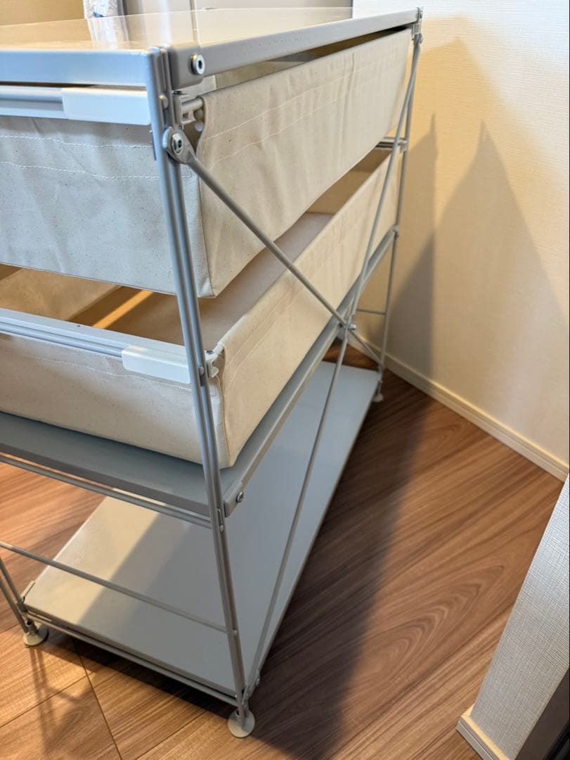 無印良品　スチールユニットシェルフ