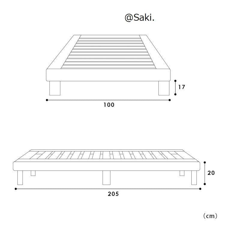 ベッドフレーム ベット シングル