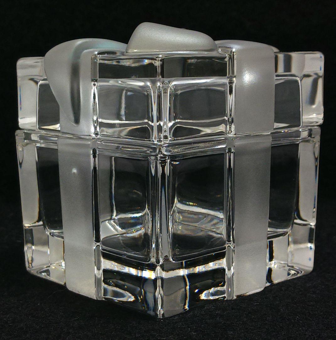 Y3301-1 ティファニー ガラスケース ジュエリーBOX　ひ