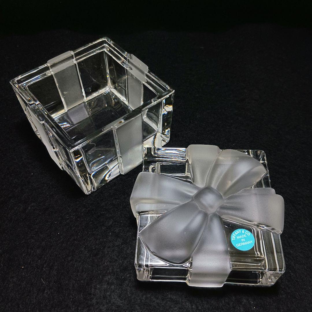 Y3301-1 ティファニー ガラスケース ジュエリーBOX　ひ