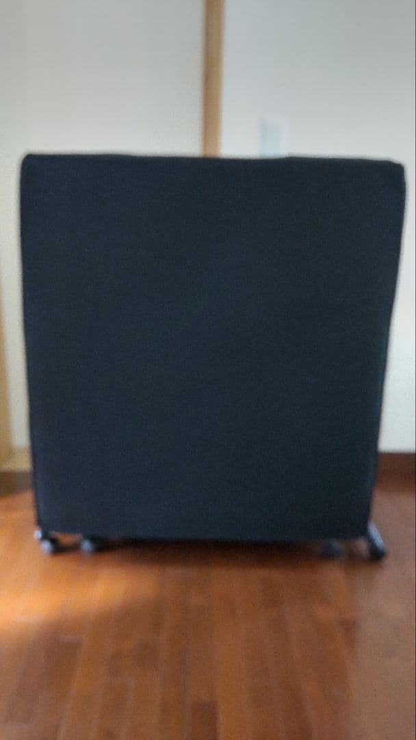 折りたたみ電動ベッド 黒 キャスター付き