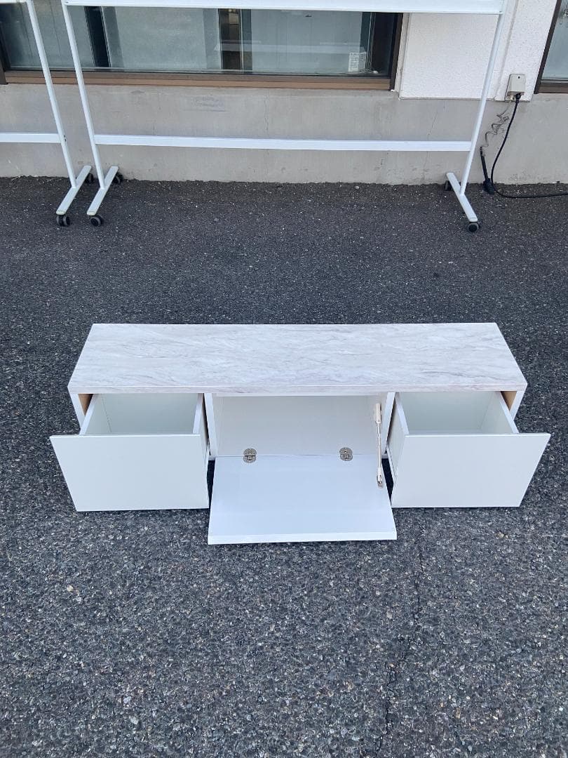大理石調アーバンモダン テレビボード 幅120cm