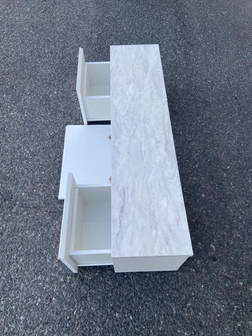 大理石調アーバンモダン テレビボード 幅120cm