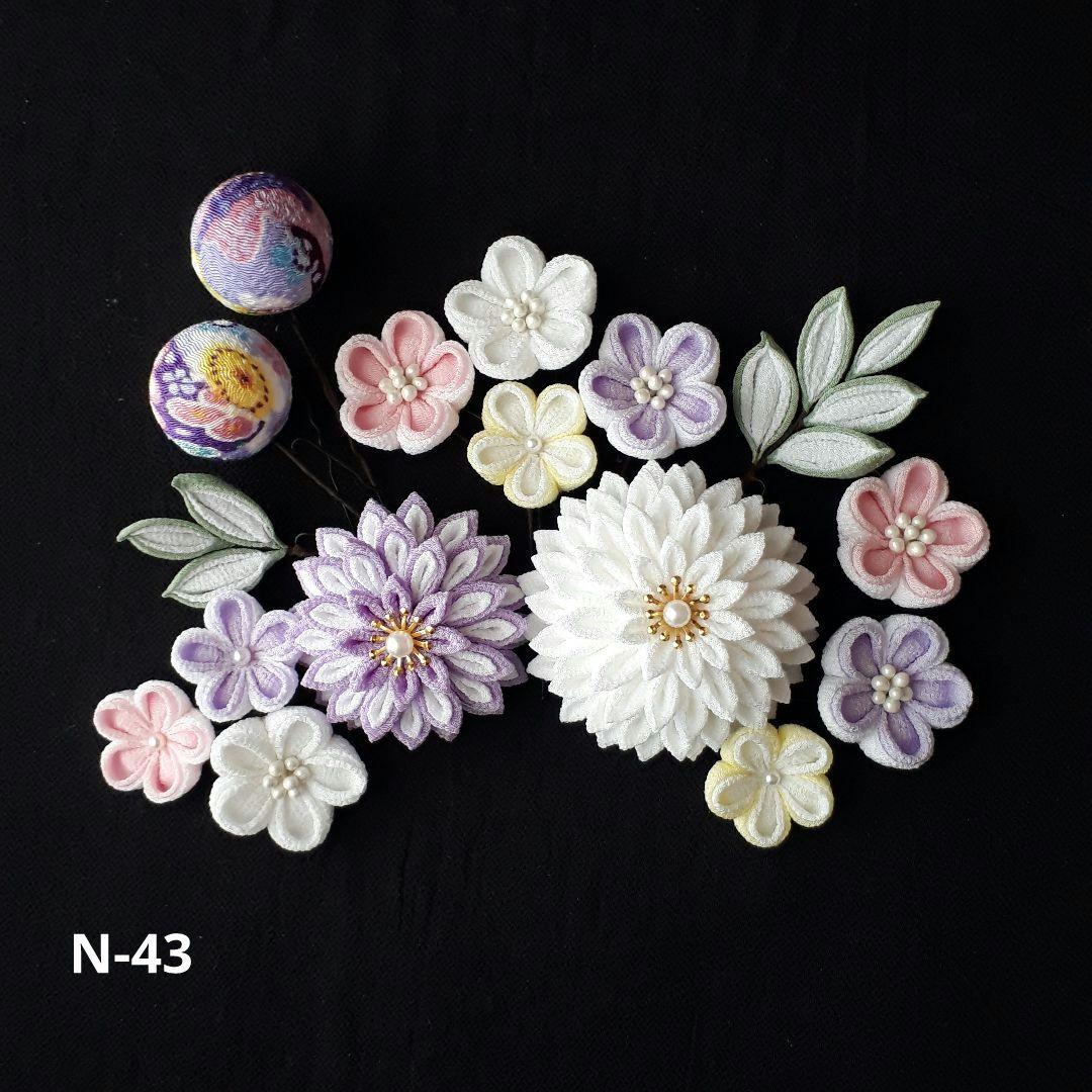 つまみ細工　髪飾り　卒業式　成人式　和装小物