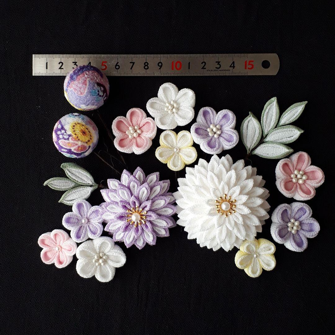 つまみ細工　髪飾り　卒業式　成人式　和装小物