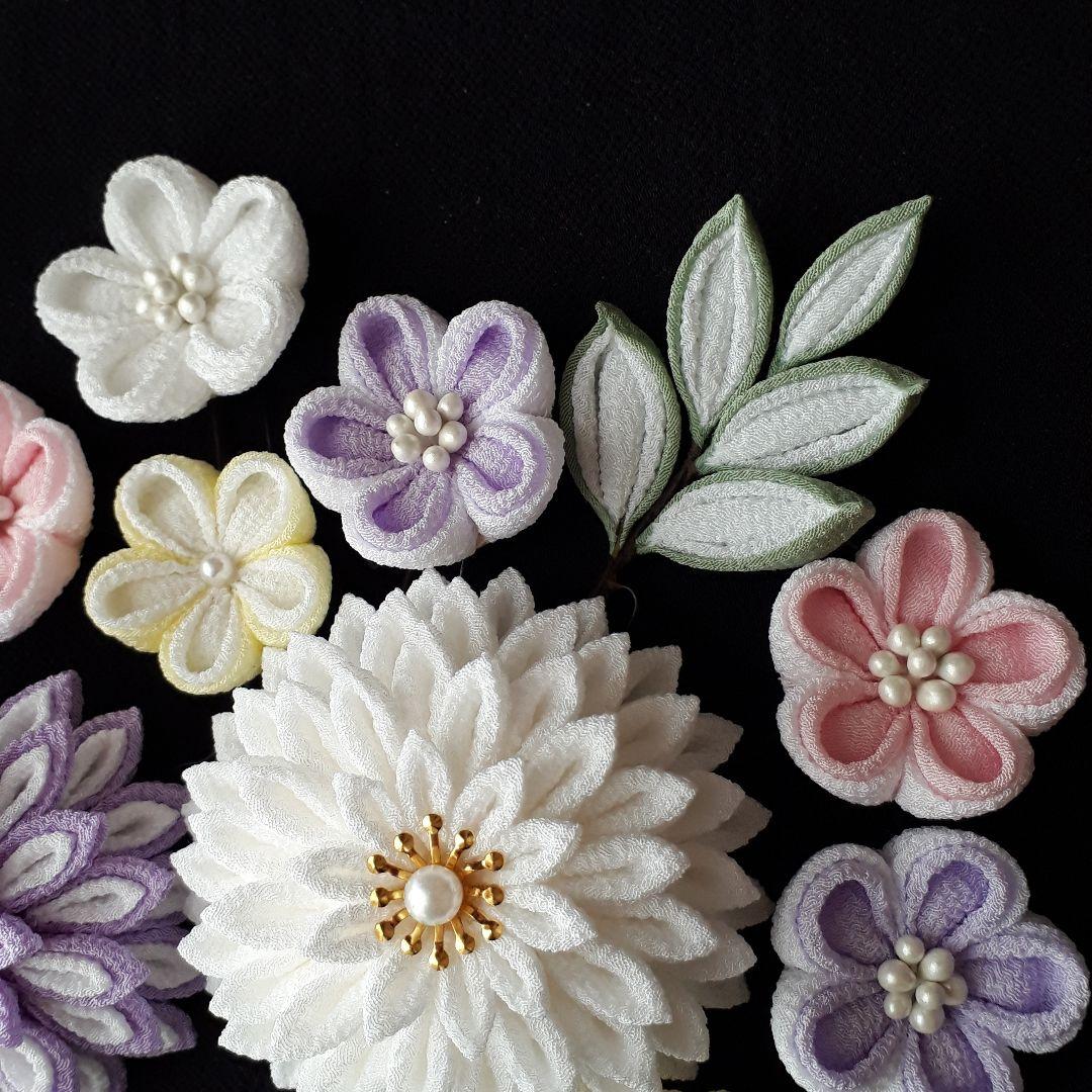 つまみ細工　髪飾り　卒業式　成人式　和装小物