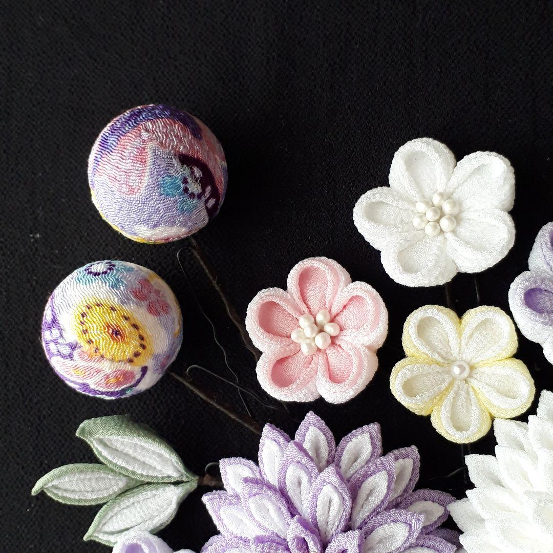 つまみ細工　髪飾り　卒業式　成人式　和装小物